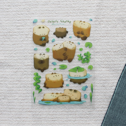 Otterly Chonky Stickersheet