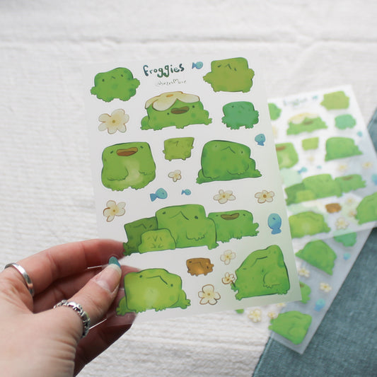 Froggies Stickersheet