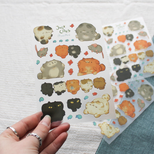 Just Cats Stickersheet