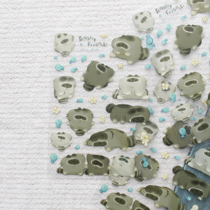 Trashy Friends Stickersheet