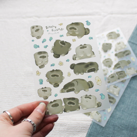 Trashy Friends Stickersheet