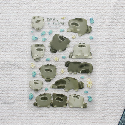 Trashy Friends Stickersheet