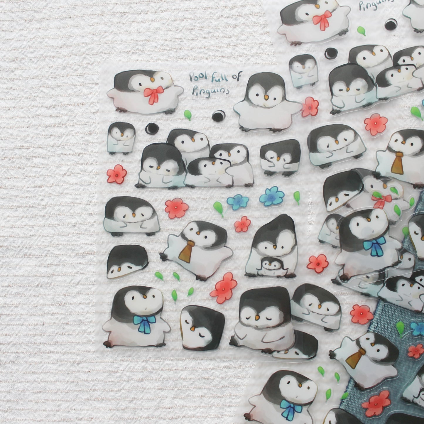 Pool Full of Pinguins Stickersheet