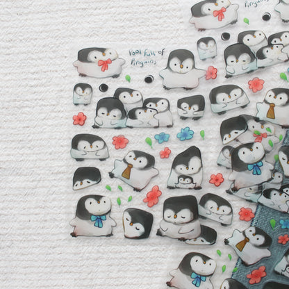 Pool Full of Pinguins Stickersheet