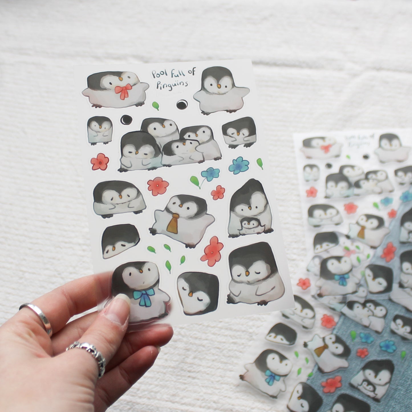 Pool Full of Pinguins Stickersheet