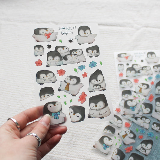 Pool Full of Pinguins Stickersheet