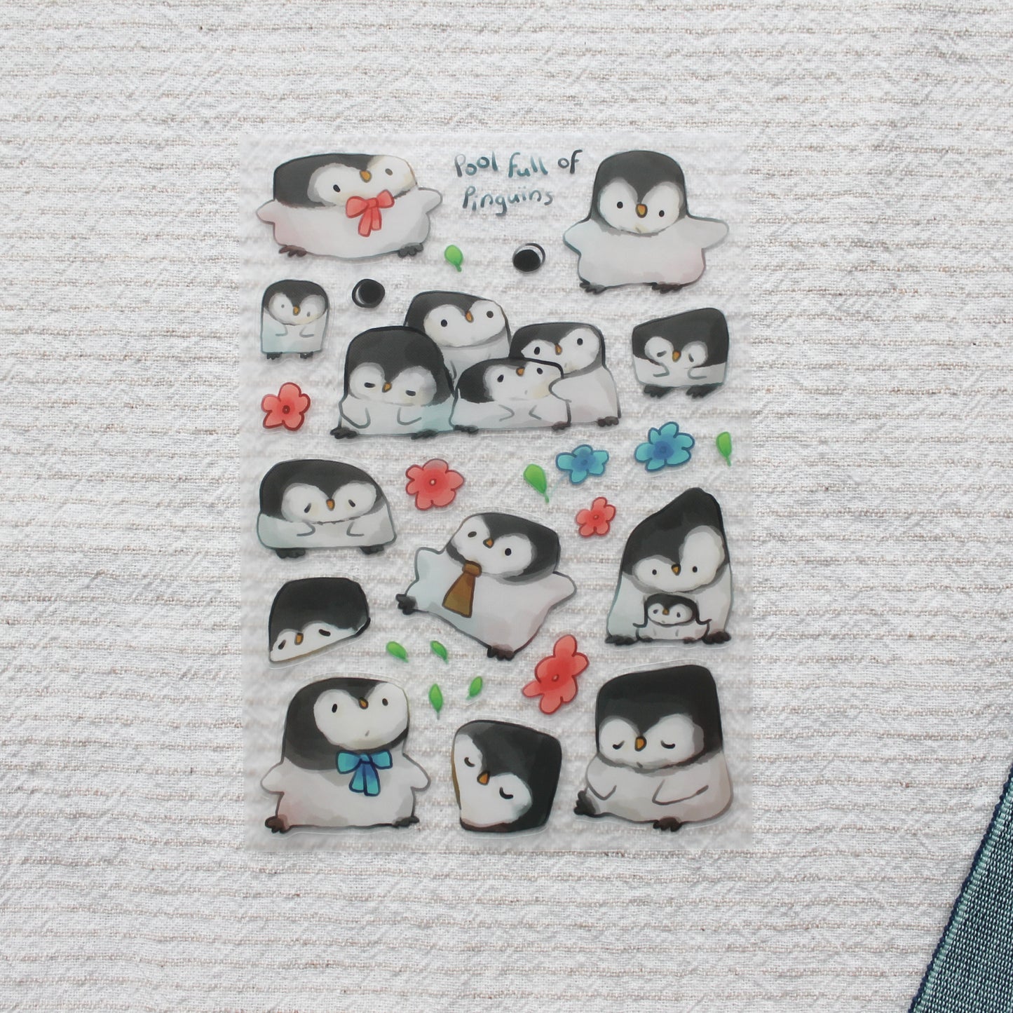 Pool Full of Pinguins Stickersheet