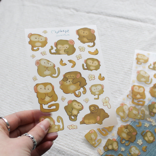 Monkeyz Stickersheet