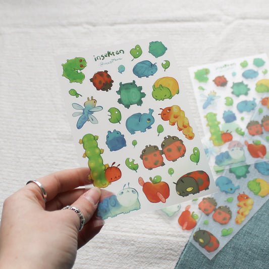 Insekten Stickersheet