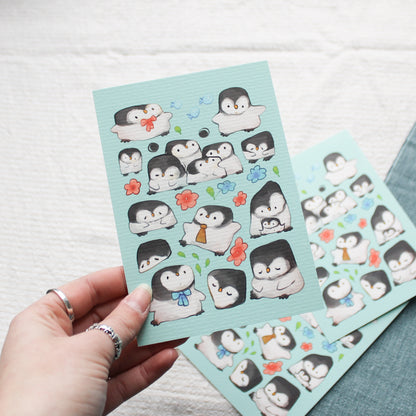 Pinguin Postcard
