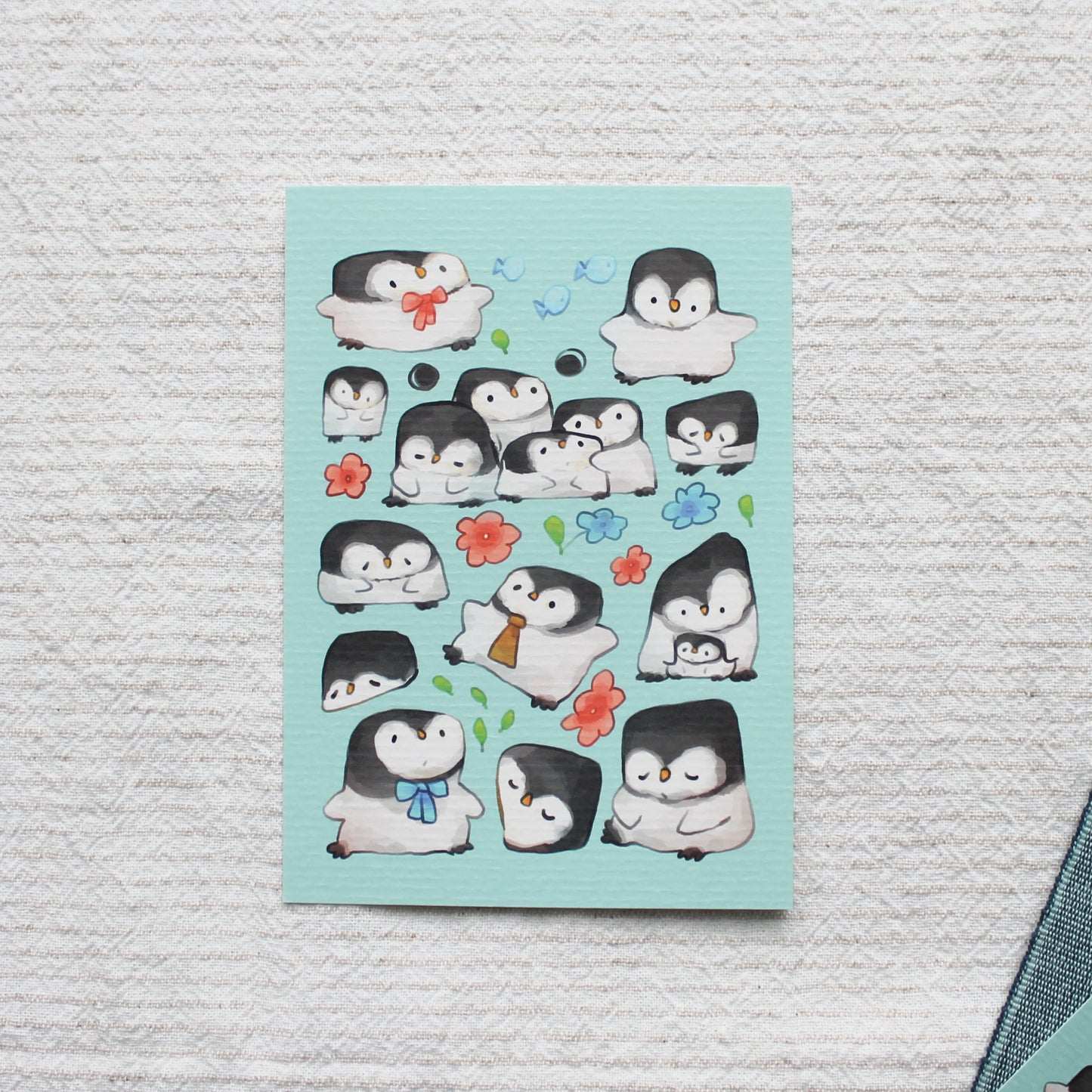 Pinguin Postcard