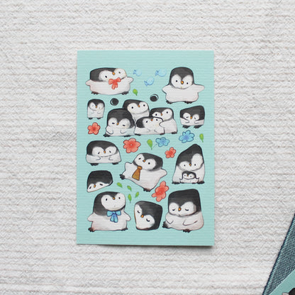 Pinguin Postcard