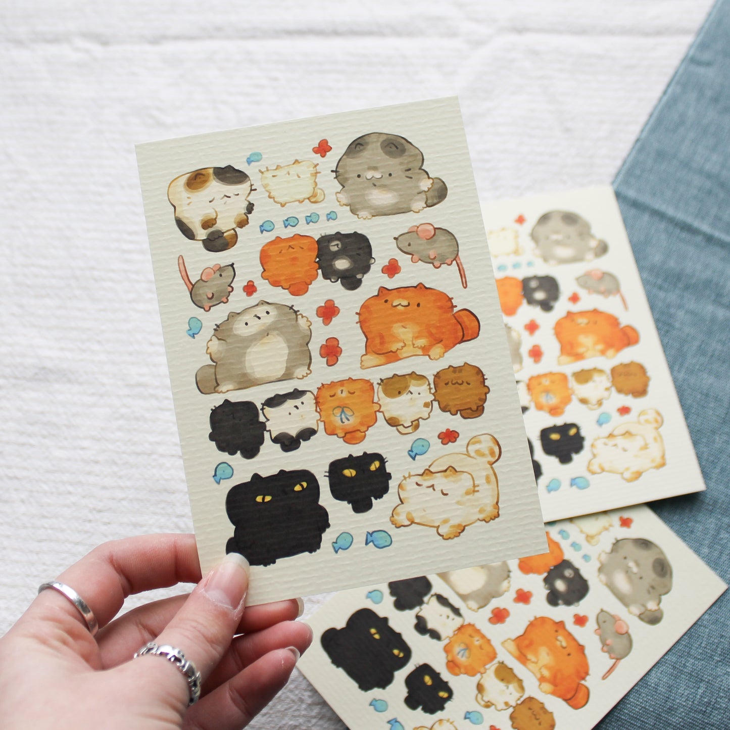 Kitties Postcard