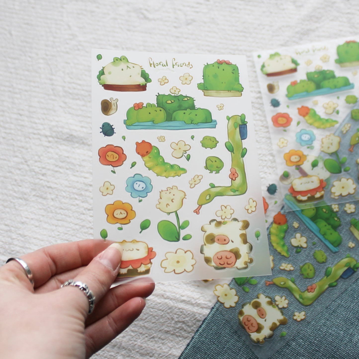Floral Friends Stickersheet