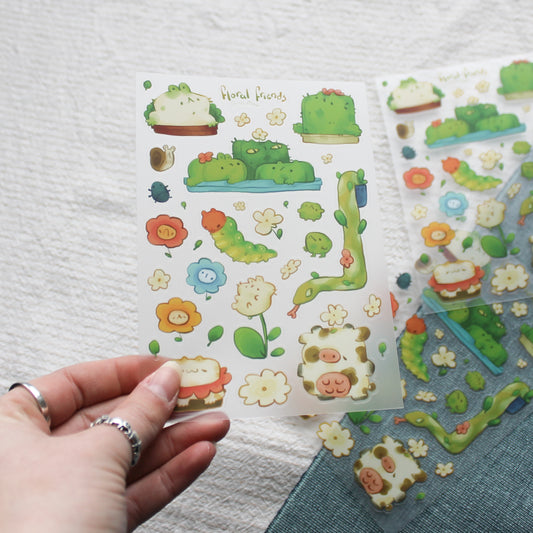 Floral Friends Stickersheet