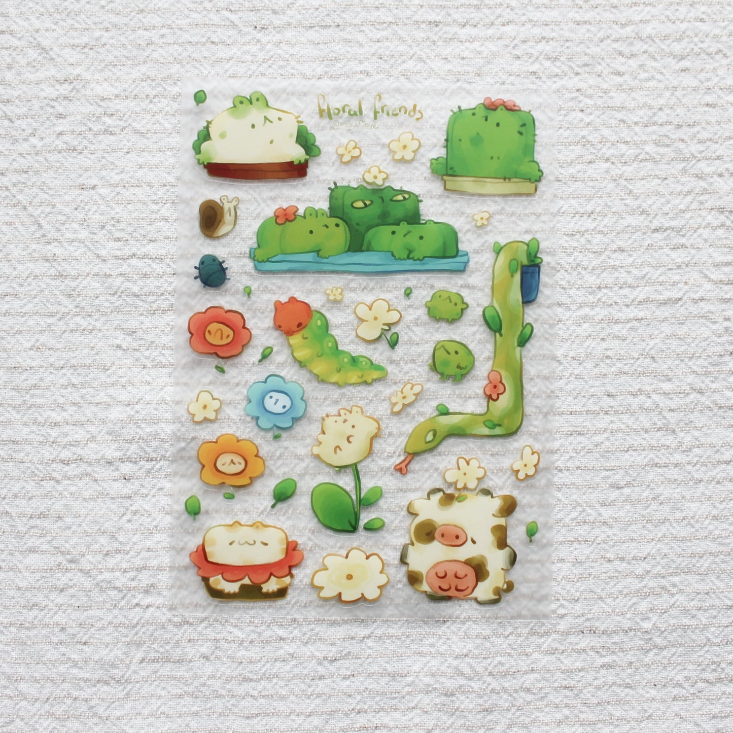 Floral Friends Stickersheet