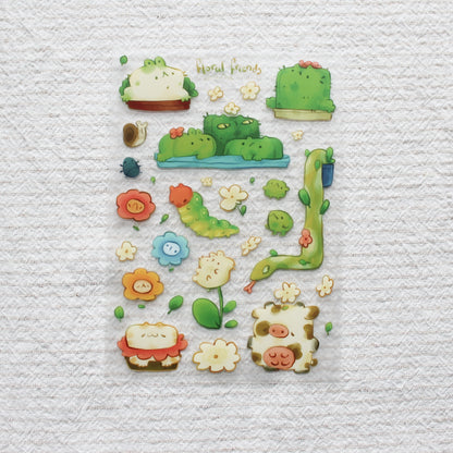 Floral Friends Stickersheet