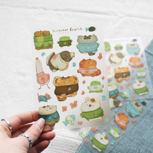 Sweater Friends Stickersheet