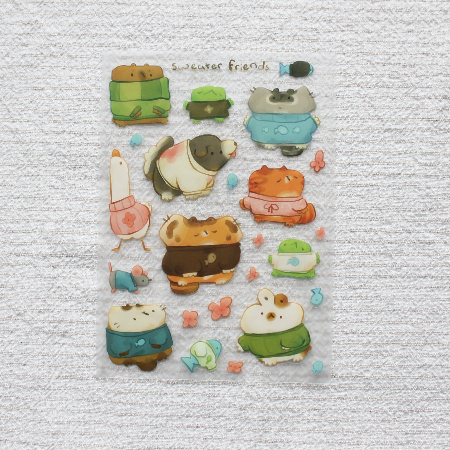 Sweater Friends Stickersheet