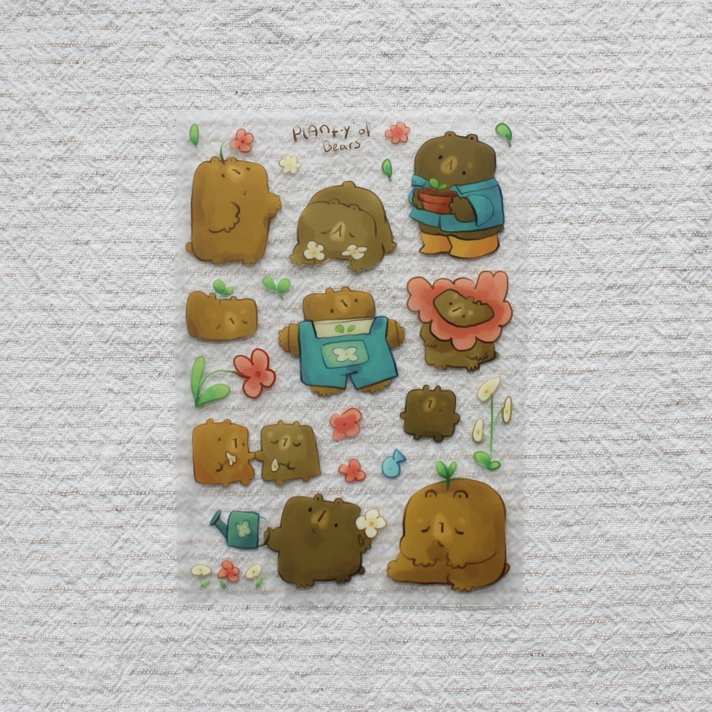 Planty of Bears Stickersheet