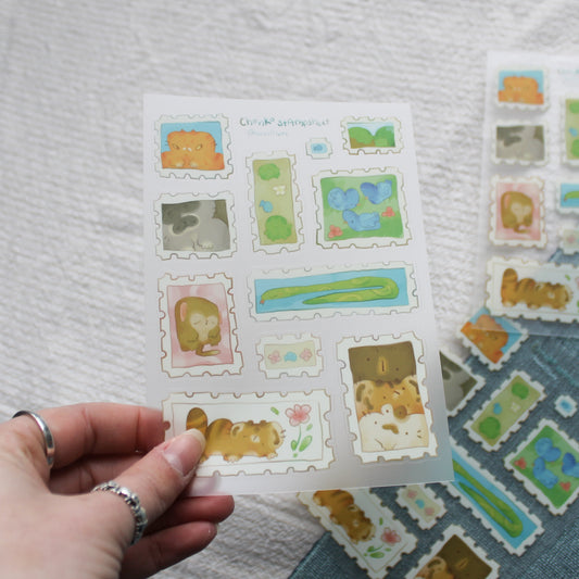 Chonko Stamps Stickersheet