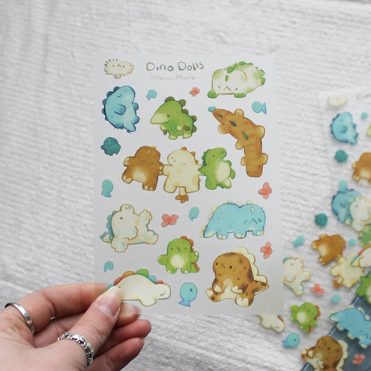 Dino Dolls Stickersheet