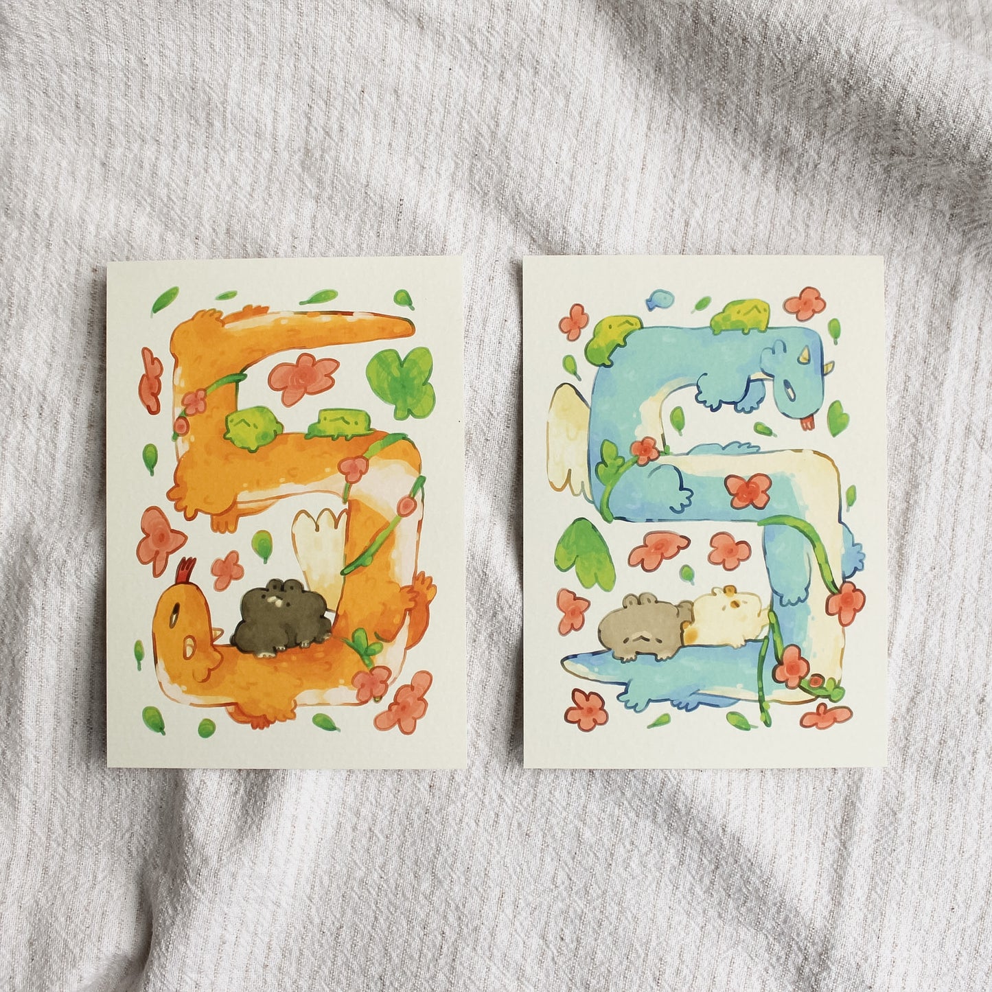 The Dragons Postcards