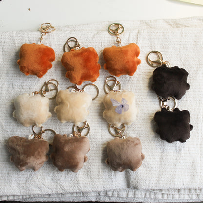 Handmade plush keychains