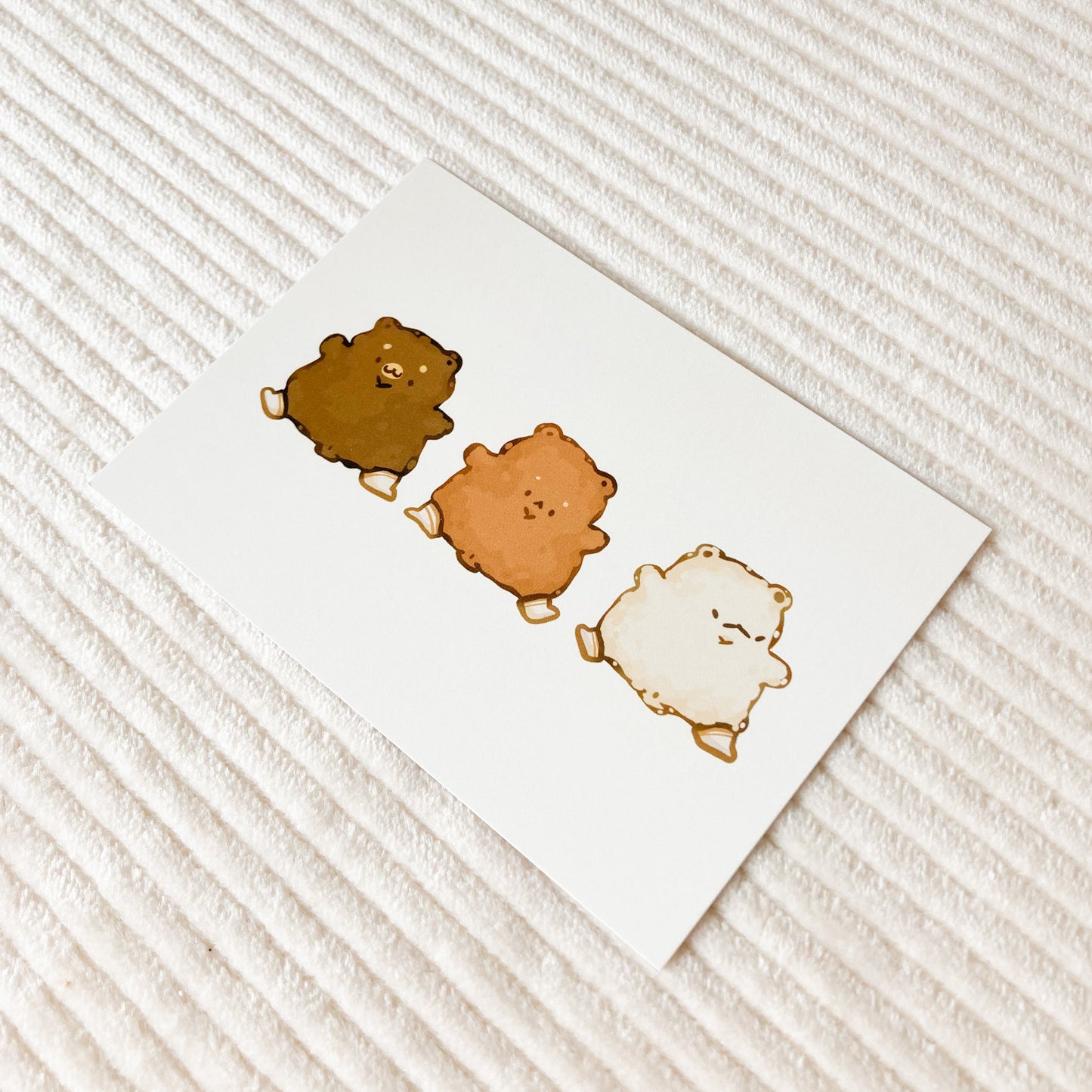 Socktastic Bears Postcard