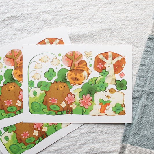 Blooming Cozy Postcard