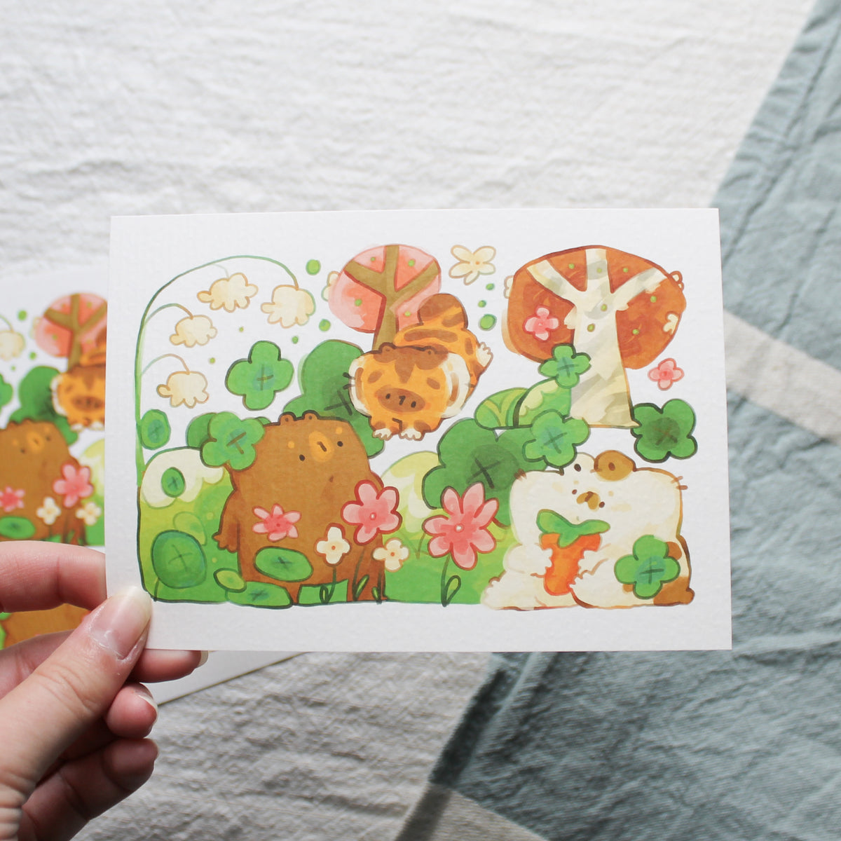 Blooming Cozy Postcard