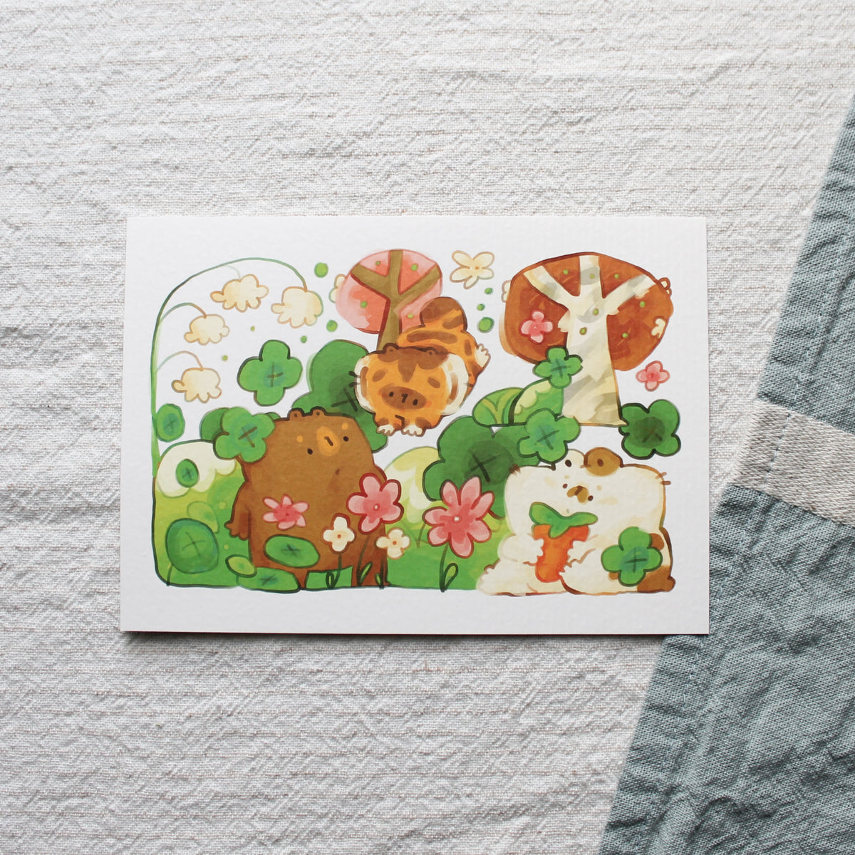 Blooming Cozy Postcard