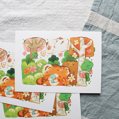 Summery Cozy Postcard