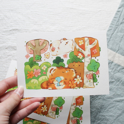 Summery Cozy Postcard