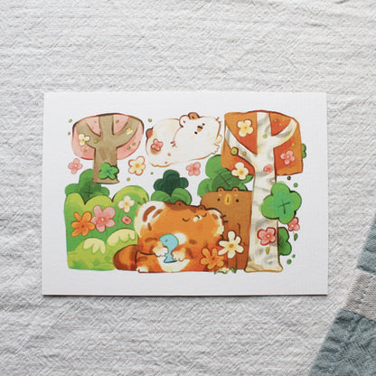 Summery Cozy Postcard