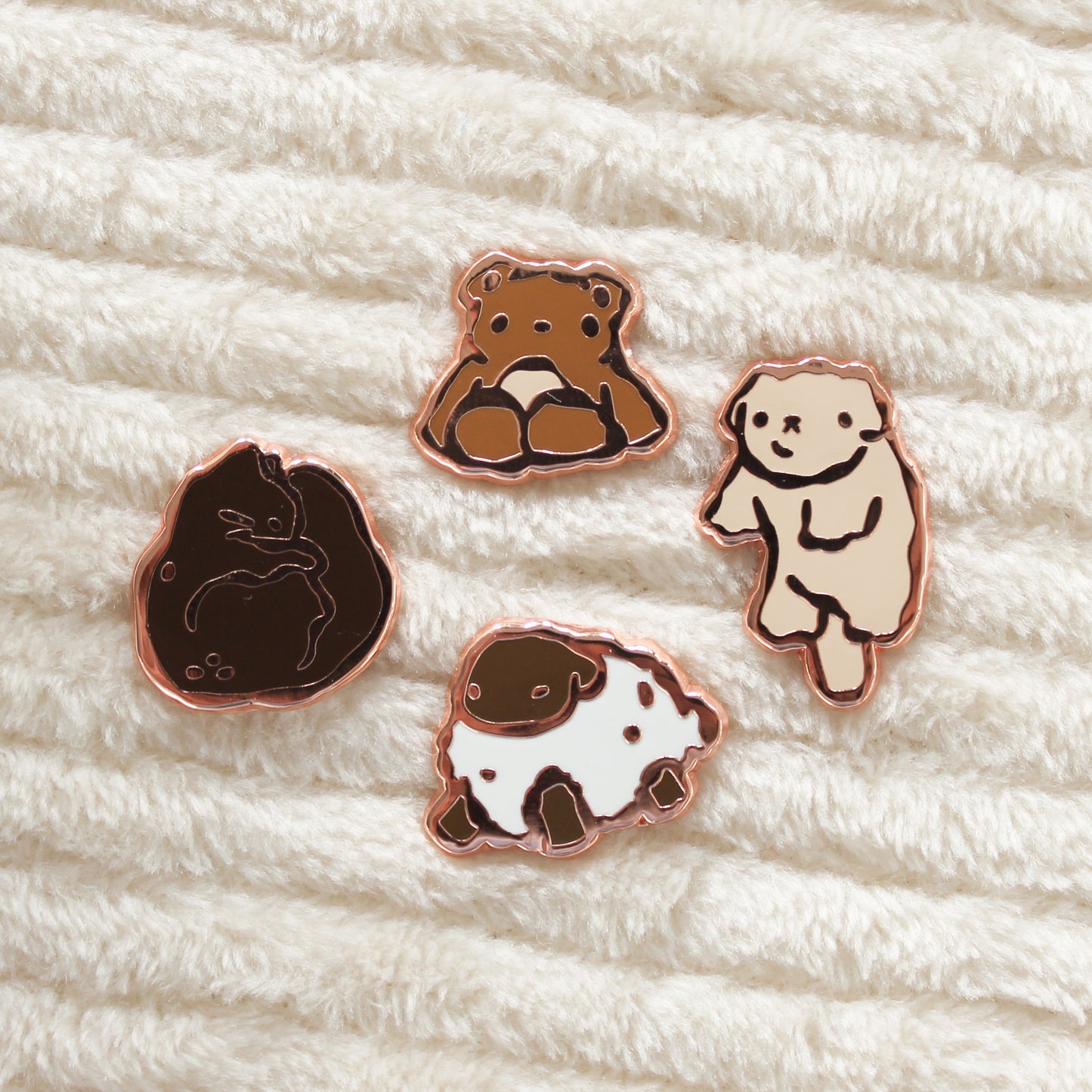 Fluffy Buddies Mini Pins