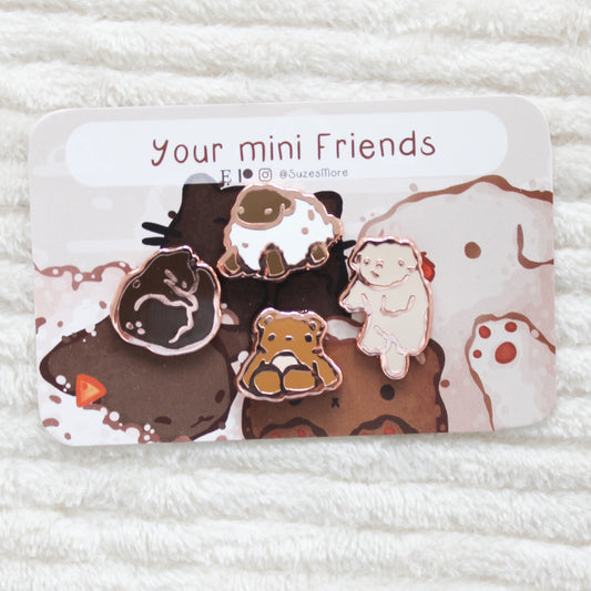 Fluffy Buddies Mini Pins