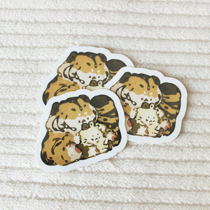 Tiger Bun Pals Sticker