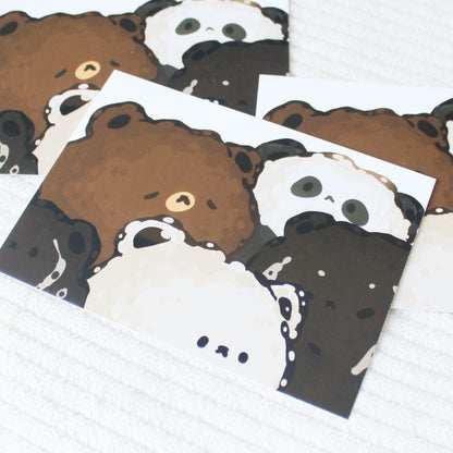 Bearly Friends Postcard