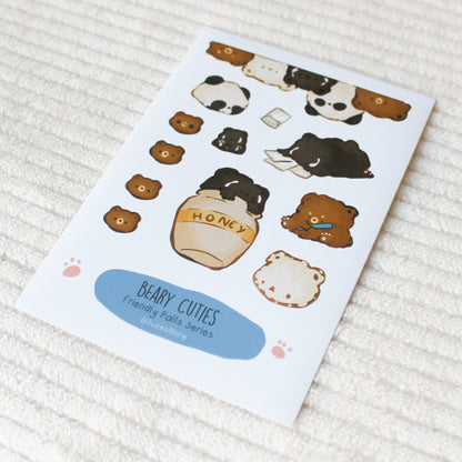 Beary Cuties Stickersheet