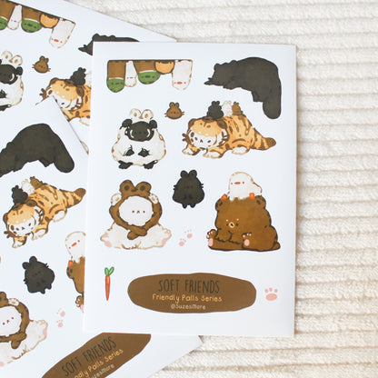 Soft Friends Stickersheet