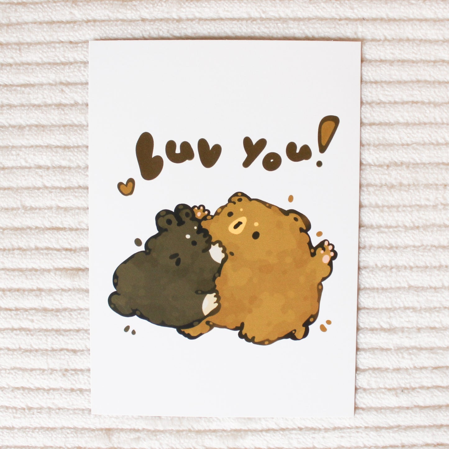 Luv You Postcard