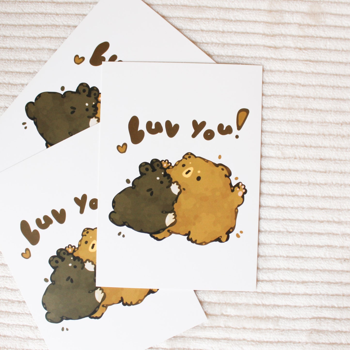 Luv You Postcard