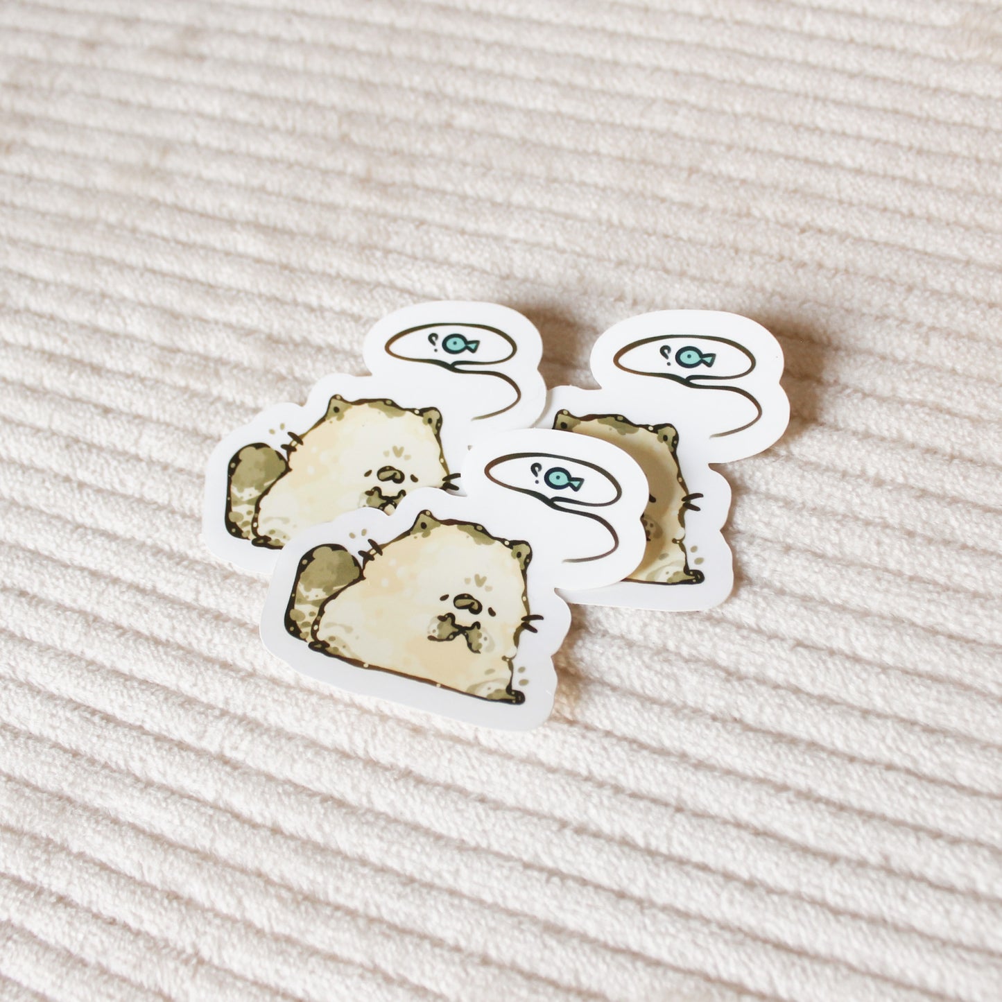 Shy Kitten Sticker