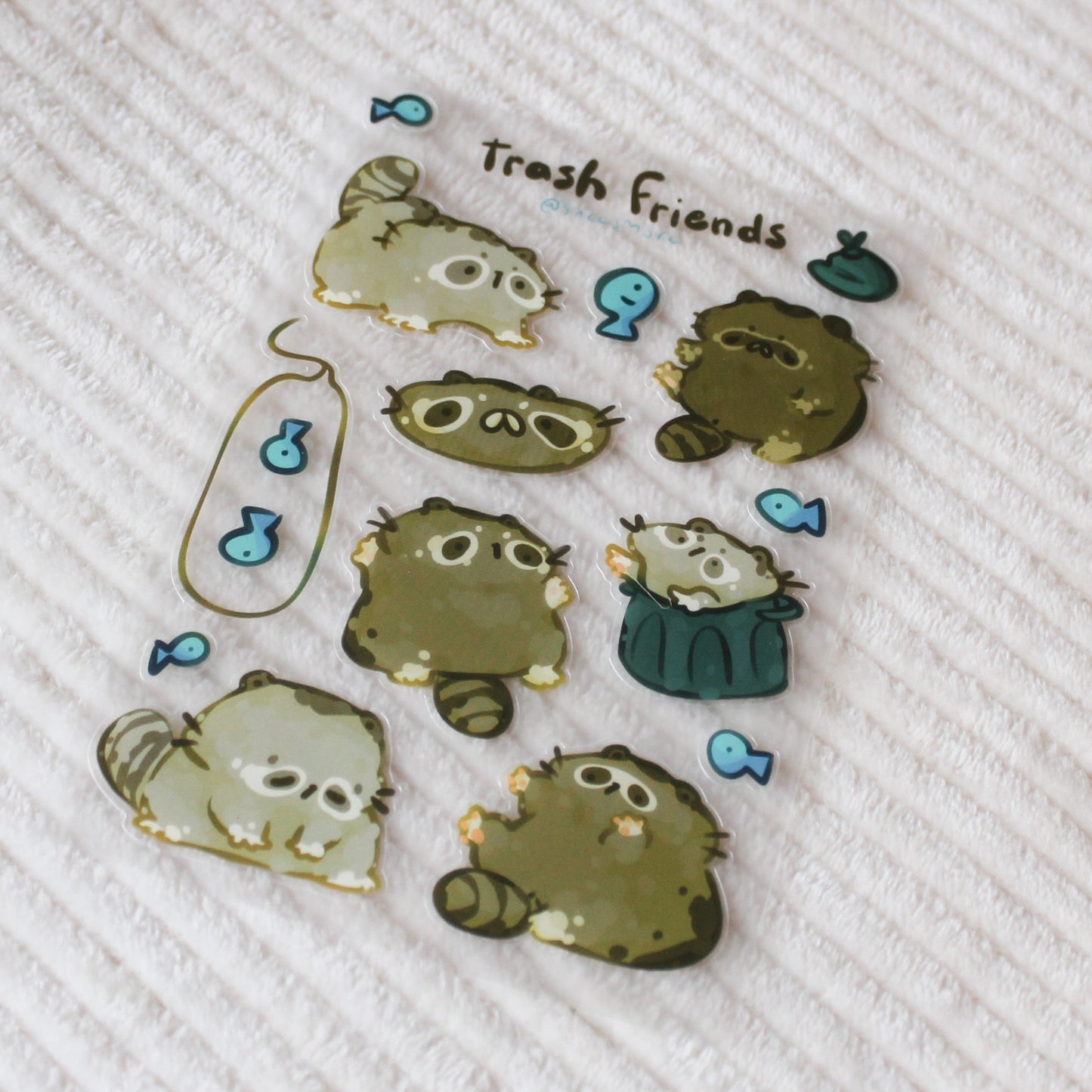 Trash Friends Stickersheet