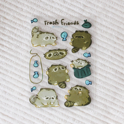 Trash Friends Stickersheet