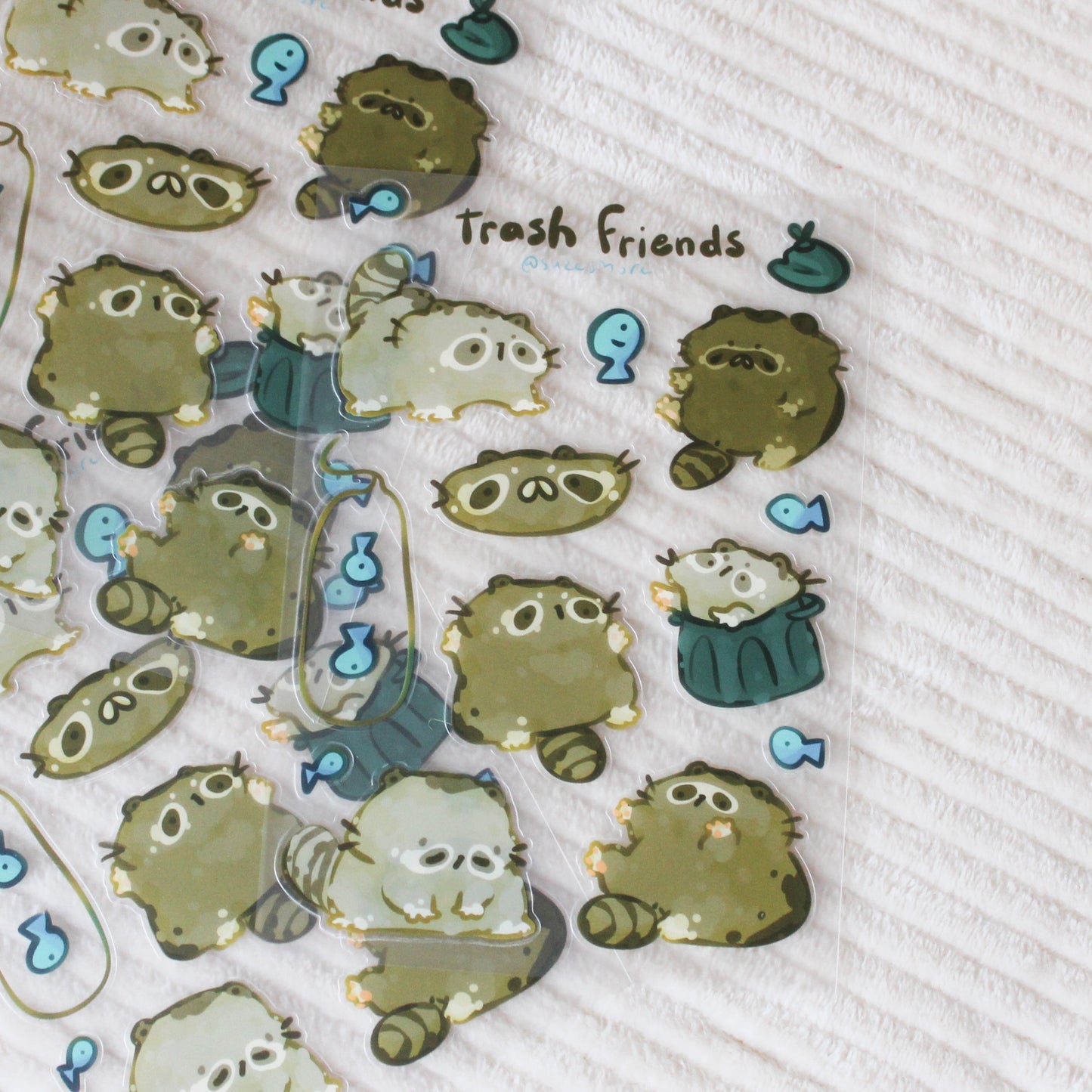 Trash Friends Stickersheet