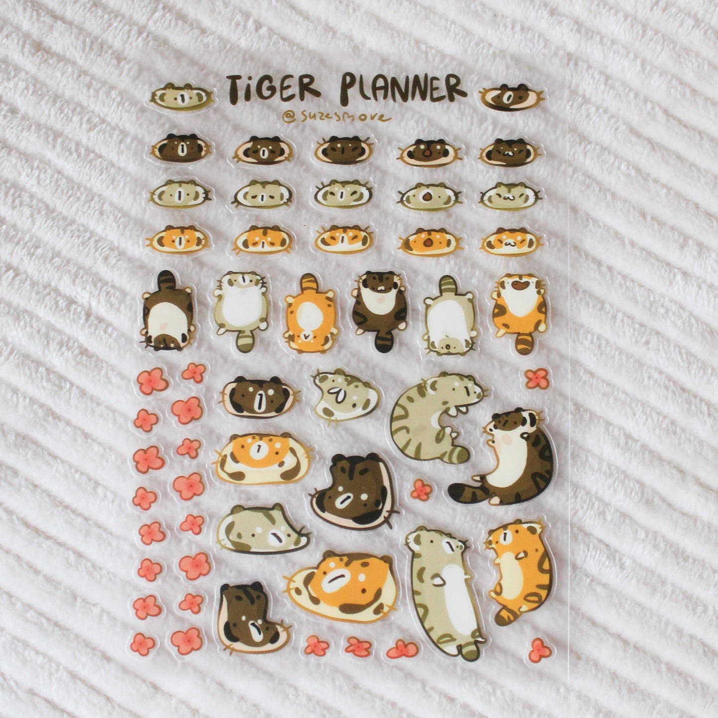 Tiger Planner Stickersheet