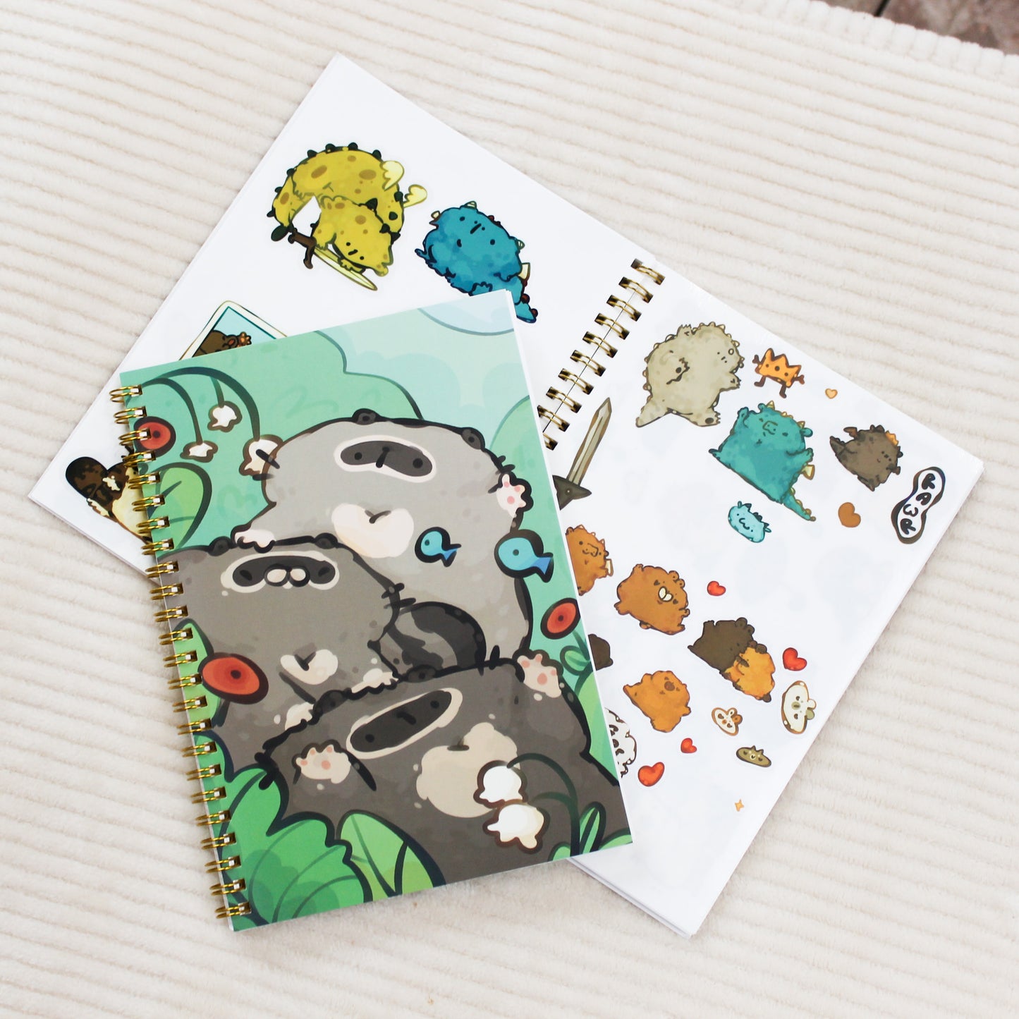 Raccoons Stickerbook