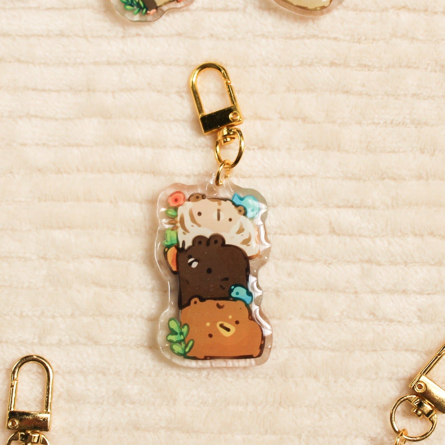 Fluffy Pals Keychain